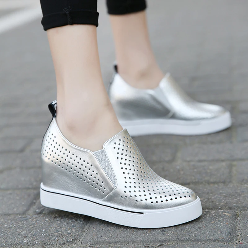 

Casual women's shoes, Korean version show thin inside high shoes for women