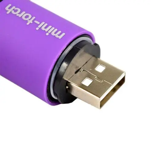 

Mini USB Rechargeable LED Torch Lamp Flashlight Keychain Keyring Waterproof Led Torch Lamp