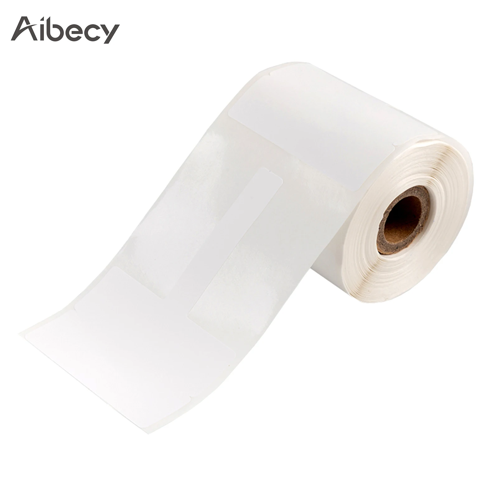 

Aibecy 130 листов/рулон, 38*25 мм + 30 мм T-образный кабель, этикетка, бумага, самоклеящаяся бумага для ювелирных изделий, этикеток, бумага для термопе...