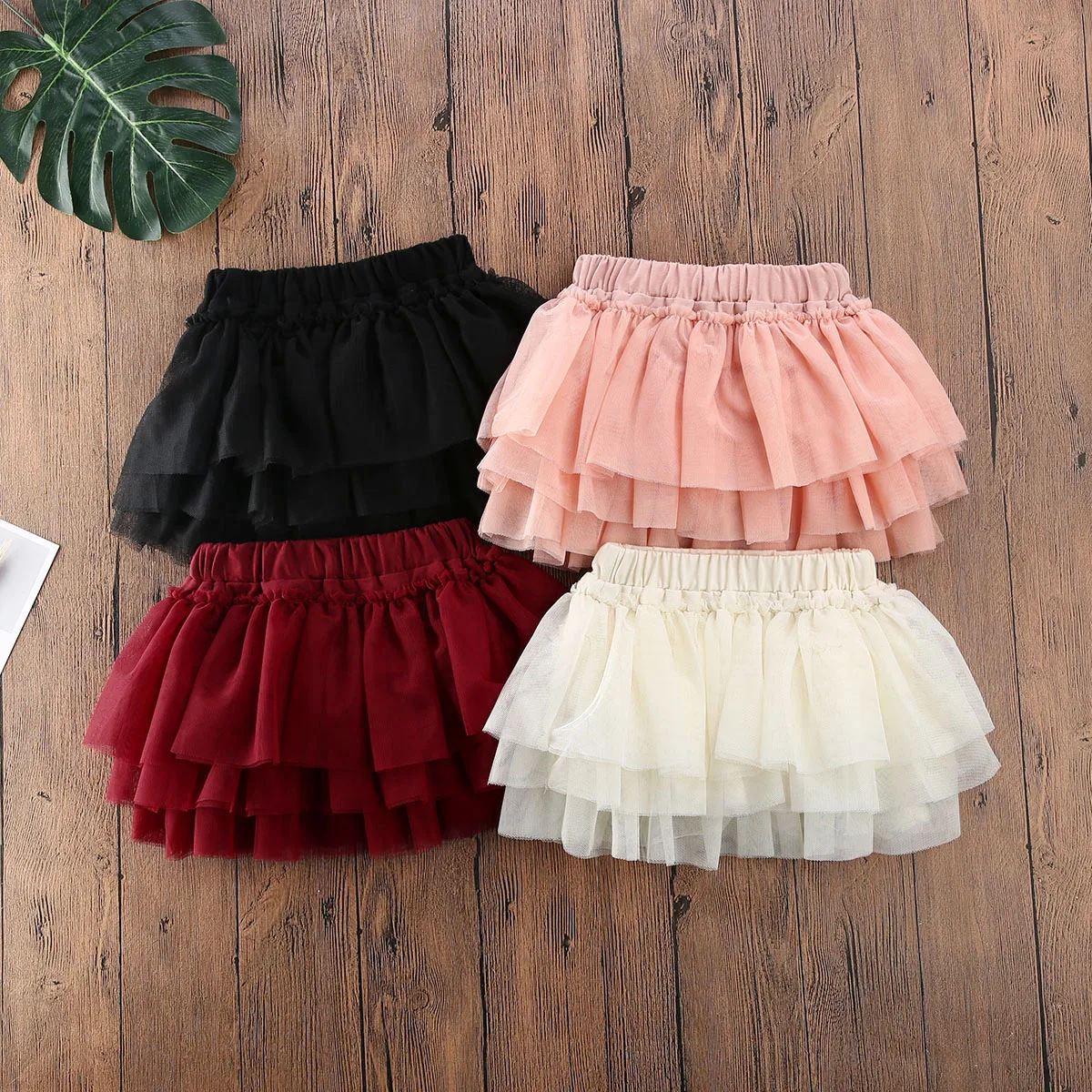 Модная кружевная юбка пачка для маленьких девочек от 1 до 5 лет кружевной