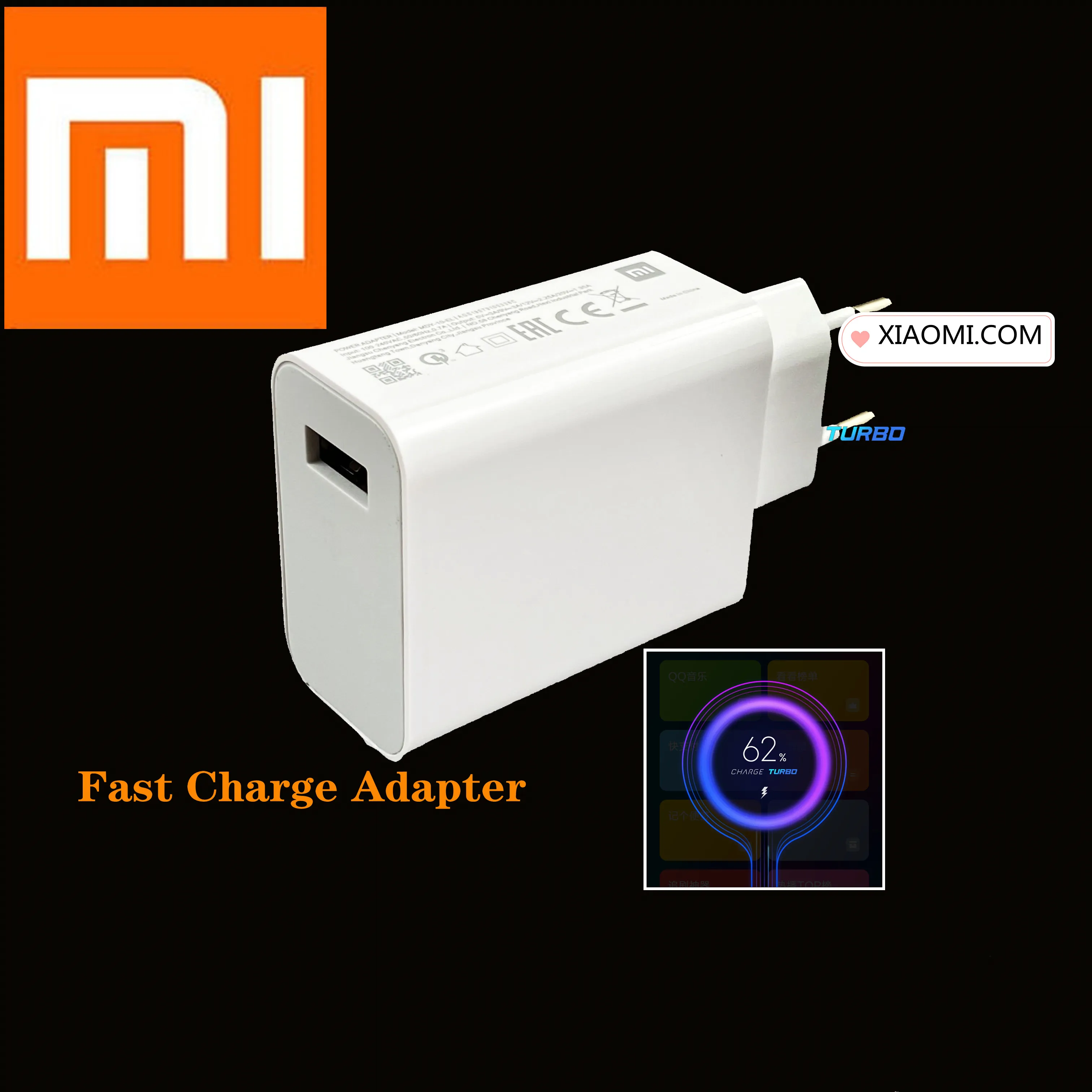 

EU Original Xiaomi POCO X3 Turbo Charge 33W Usb Type C Cable Fast Charger For Mi9 9SE 10 10S CC9 Pro
