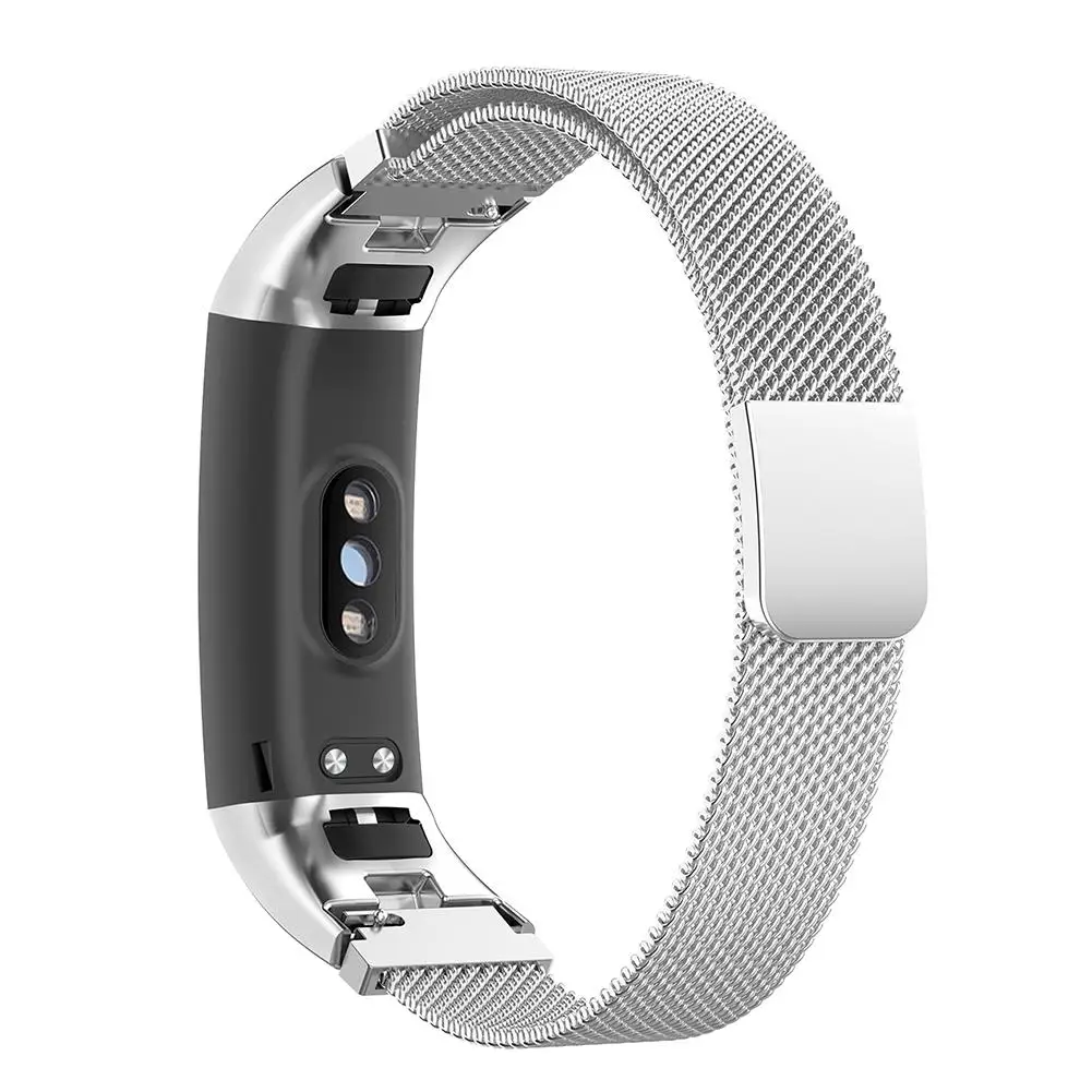 Миланский ремешок для huawei Honor Band 4/5 Широкие ремешки Нержавеющая сталь браслет умные часы браслет аксессуары