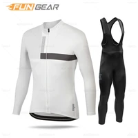 new cycling clothing men long sleeve jersey set team race bike uniform kit spring autumn breathable bicycle quick dry ride suit