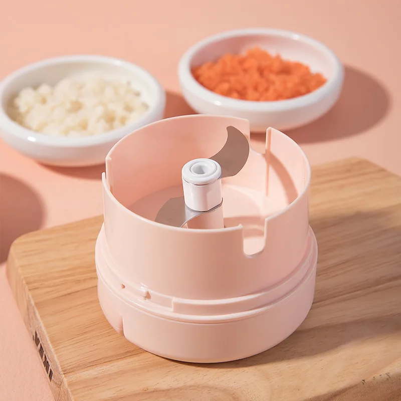 

Multifunction Manual Food Chopper Mini Baby Food Supplement Drawstring Cooking Machine for Garlic Meat Vegetable Cutter