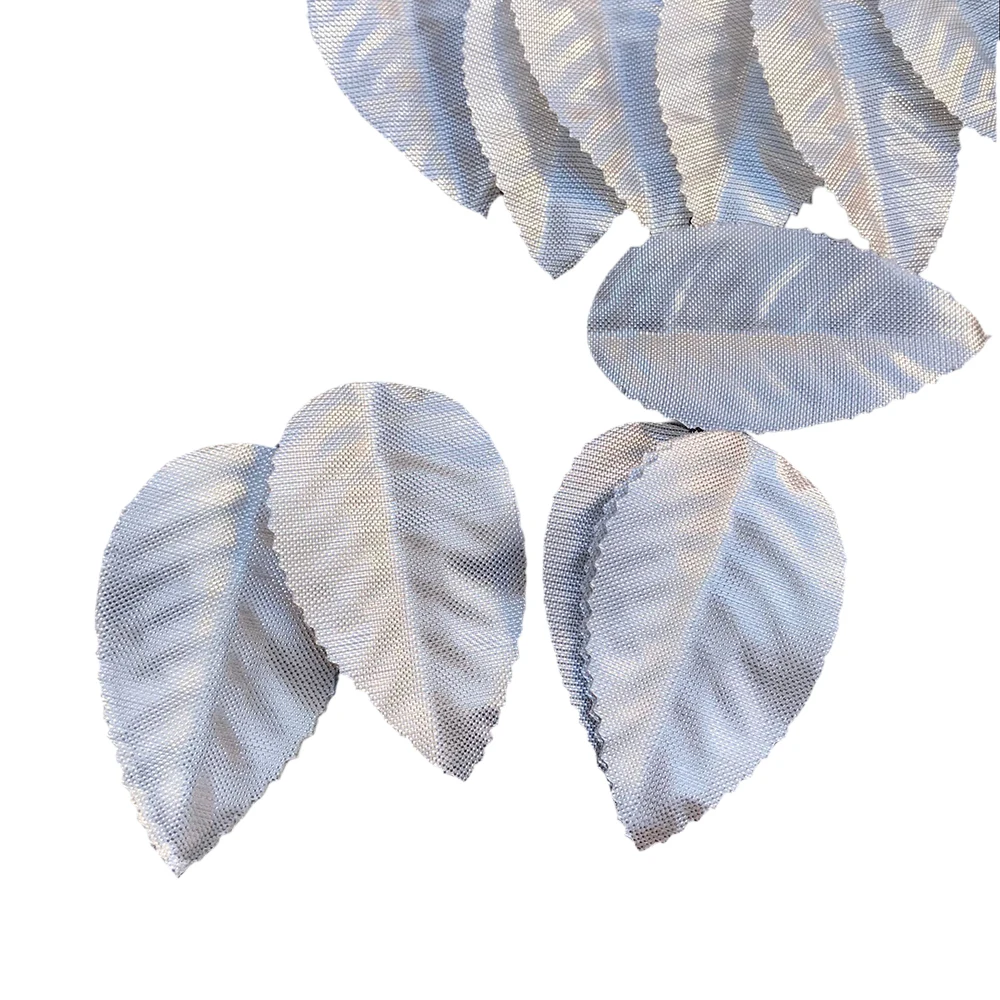 Имитирует зеленые и золотые серебряные листья свадебное украшение для вечеринки