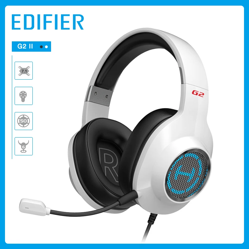 Edifier G2 II игровая гарнитура музыкальные стереонаушники проводные наушники 7 1 Virtual