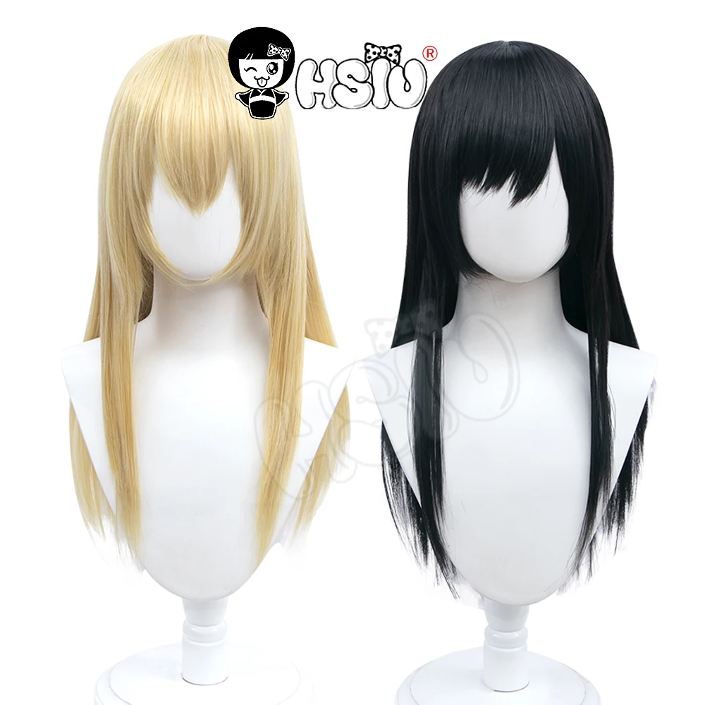 

Sun Jing Qiutong wig Comics SQ start with your name Cosplay wig「HSIU Brand」Light yellow/black Long hair Fiber synthetic wig