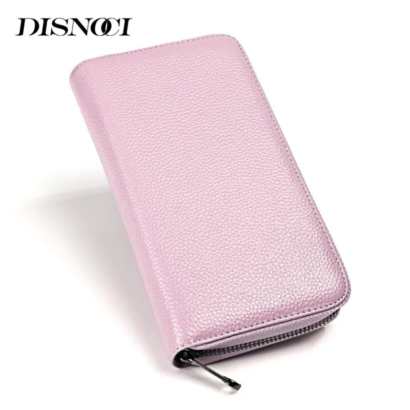 Женский Длинный клатч из натуральной яловой кожи ретро-кошелек с держателем для