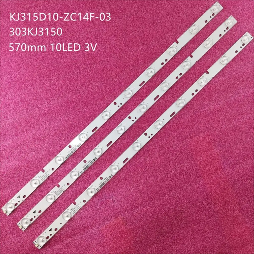 

570 мм Светодиодная лента-подсветка для D304PHHB01F5B KJ315D10-ZC14F-03 303KJ315031 D227PGHBYZF6A E348423 E32D1900 KM0315LDHH44 T315XW05