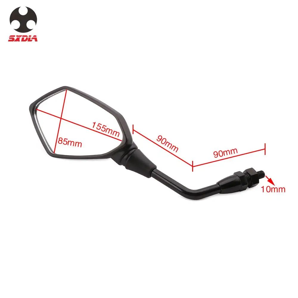 

2Pcs/Pair Motorcycle Mirror Rearview Mirrors For Kawasaki Z1000 2014 2015