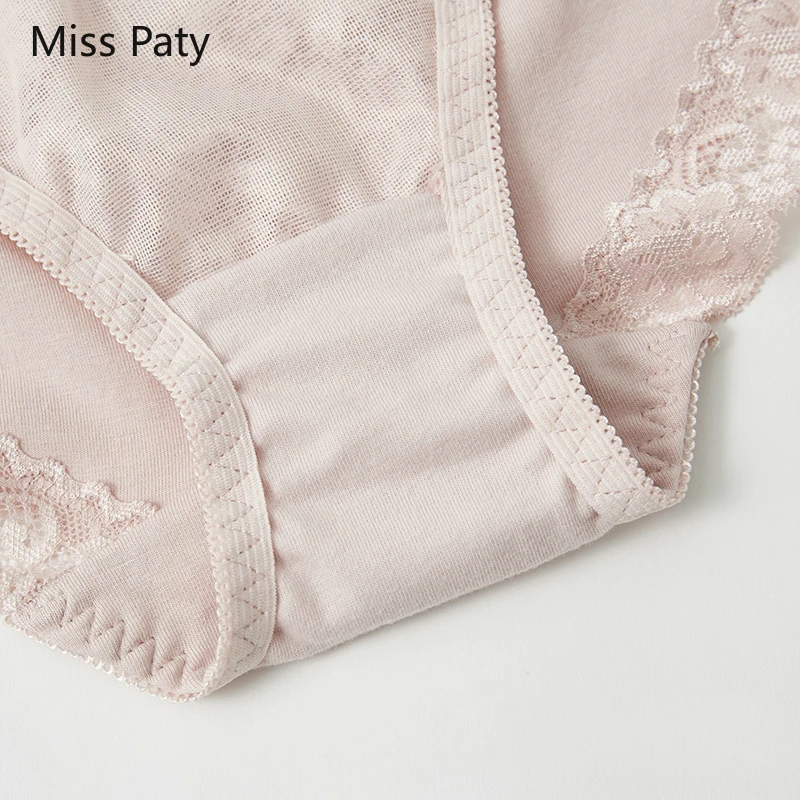 3pcs/lot Seamless low waist japanese hipster panties for women sexy lace underwear cotton briefs XXL plus size interior knickers