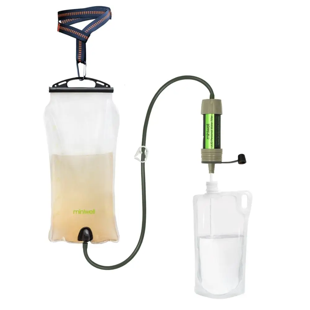 

miniwell latest camping equipment outdoor water filter for survival,emergency