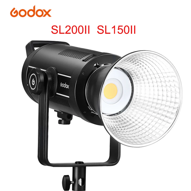 Godox SL150II SL 200II Светодиодная лампа для видеосъемки s 5600K 150W 200W беспроводной пульт
