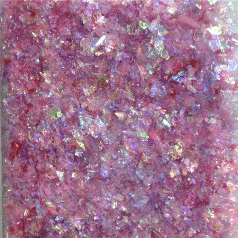 

13 Colors Colorful Shell Broken Sugar Paper Flashing Decor Filling Resin Jewelry