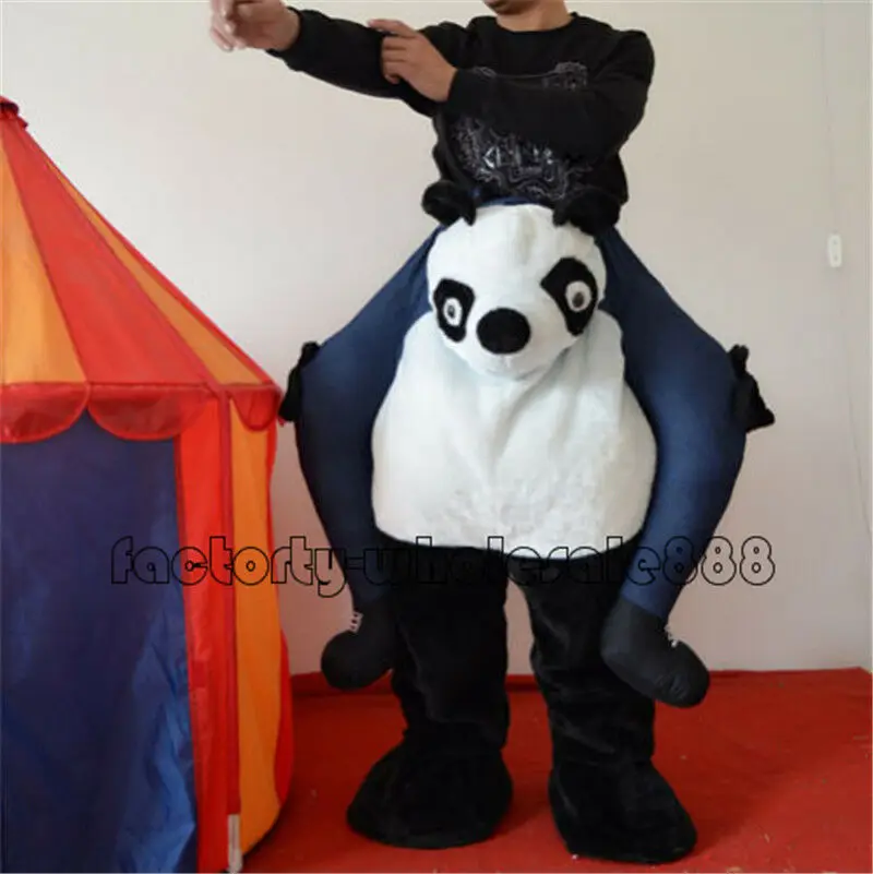 

Carry Me Ride On bear Mascot Costume Cosplay Party Game Outfits Clothing Advertising Carnival Halloween Easter Festival Adults