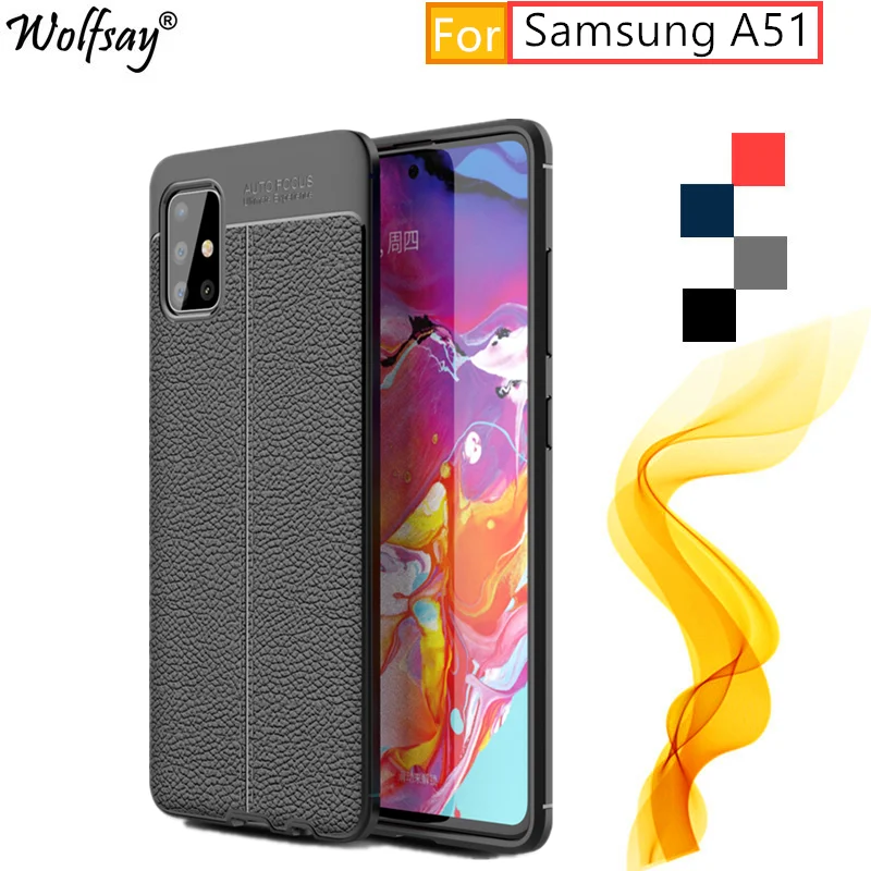 Чехол для Samsung Galaxy A51 чехол модные резиновые корпуса противоударный бампер