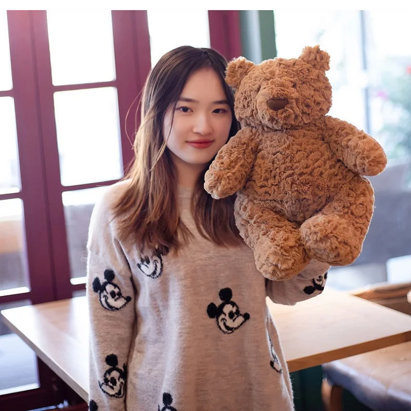

2021 New Cartoon Teddy Bear Plush Toy Stuffed Animal Soft Dolls Plush Brown Bear Toys Hugging Cushion Soft Pillow For Children