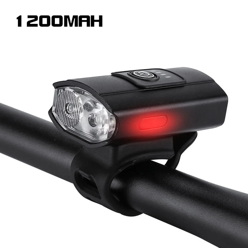 

USB Rechargeable Bicycle Light Headlight Car Headlight Bicycle Accessories Mountain Biking Equipment Car Light Glare Flashlight