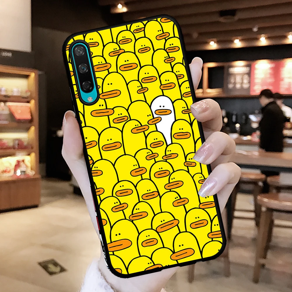 

New Cartoon Cute Duck Etuifor Huawei Honor 8 Lite 8X 8C 9X 9 10 Lite 20 Pro V20 10i 20i 8S 8A 30 Pro 30S Phone Case Funda Cover