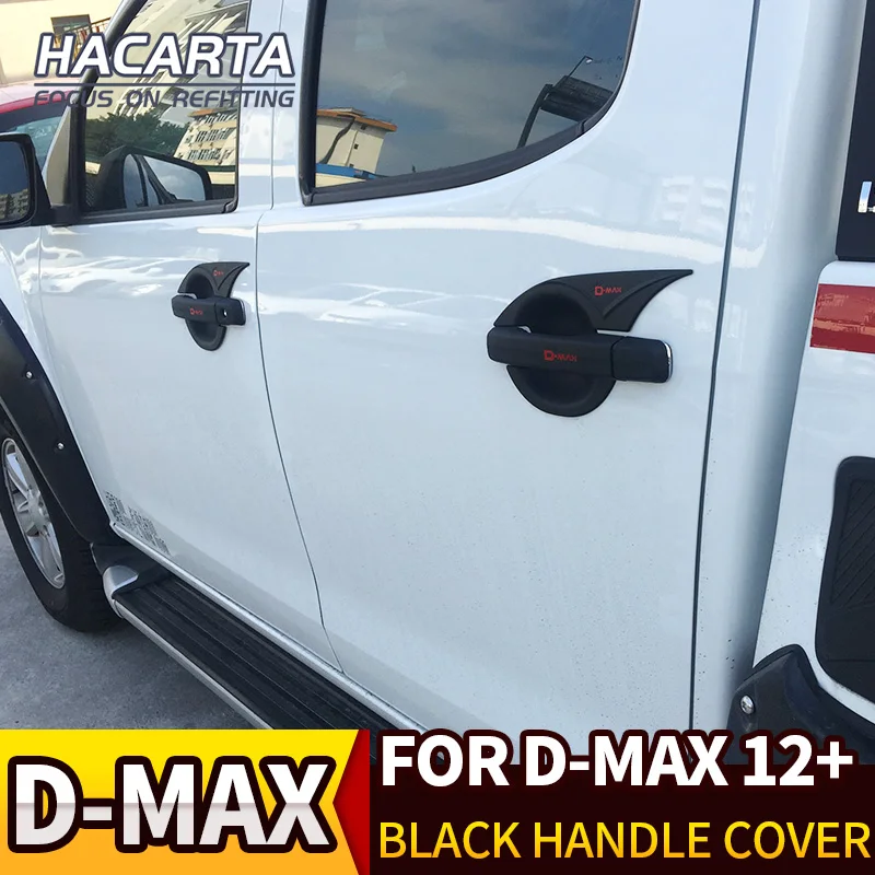 2012-2019 ISUZU D-MAX черной ручкой Крышка DMAX ручка хромированной отделкой дверная из