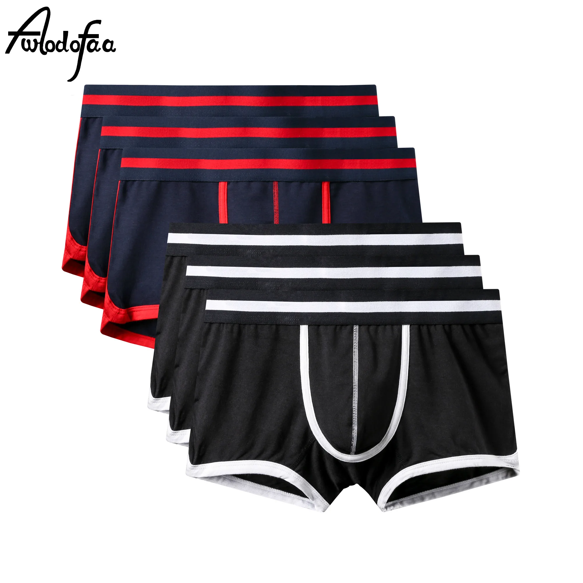 6 шт./лот Брендовые мужские трусы модал мужское нижнее белье боксеры дышащие
