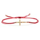 Многоцветный кубический цирконий медный маленький крест браслет для женщин и девушек 2020 Новая мода CZ христианский крест религиозные украшения подарок