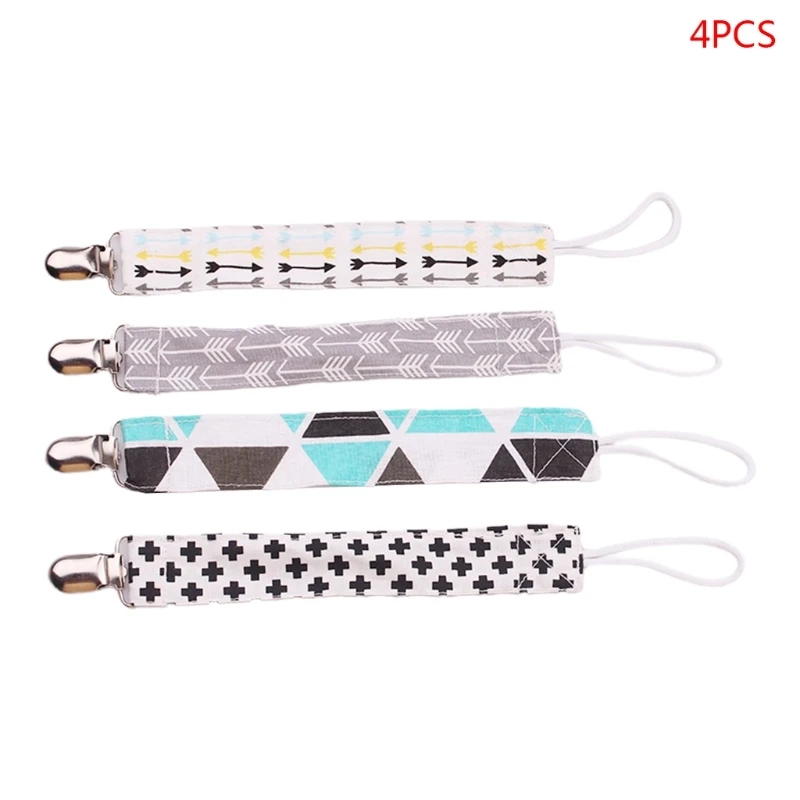 

Premium New 4Pcs Infants Teething Soother Chain Toys Baby Pacifier Clip Nursing Teether Newborn Shower Gifts Dummy Holder