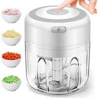 100250ml electric cordless food chopper onion dicer garlic masher baby food blender nut meat chilipepper grinder kitchen tool