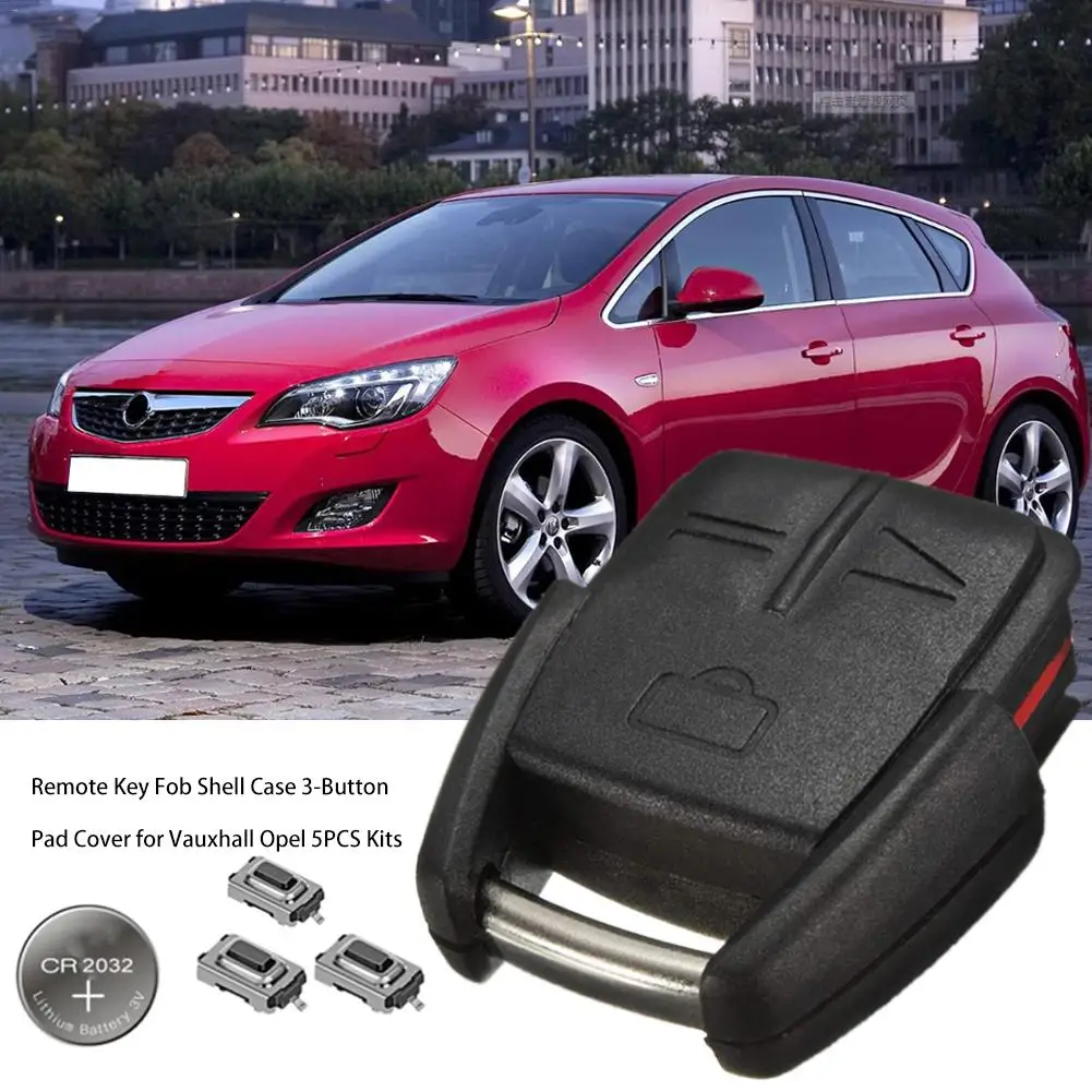 3 кнопки Замена флип пульт дистанционного ключа автомобиля оболочки для Vauxhall Opel