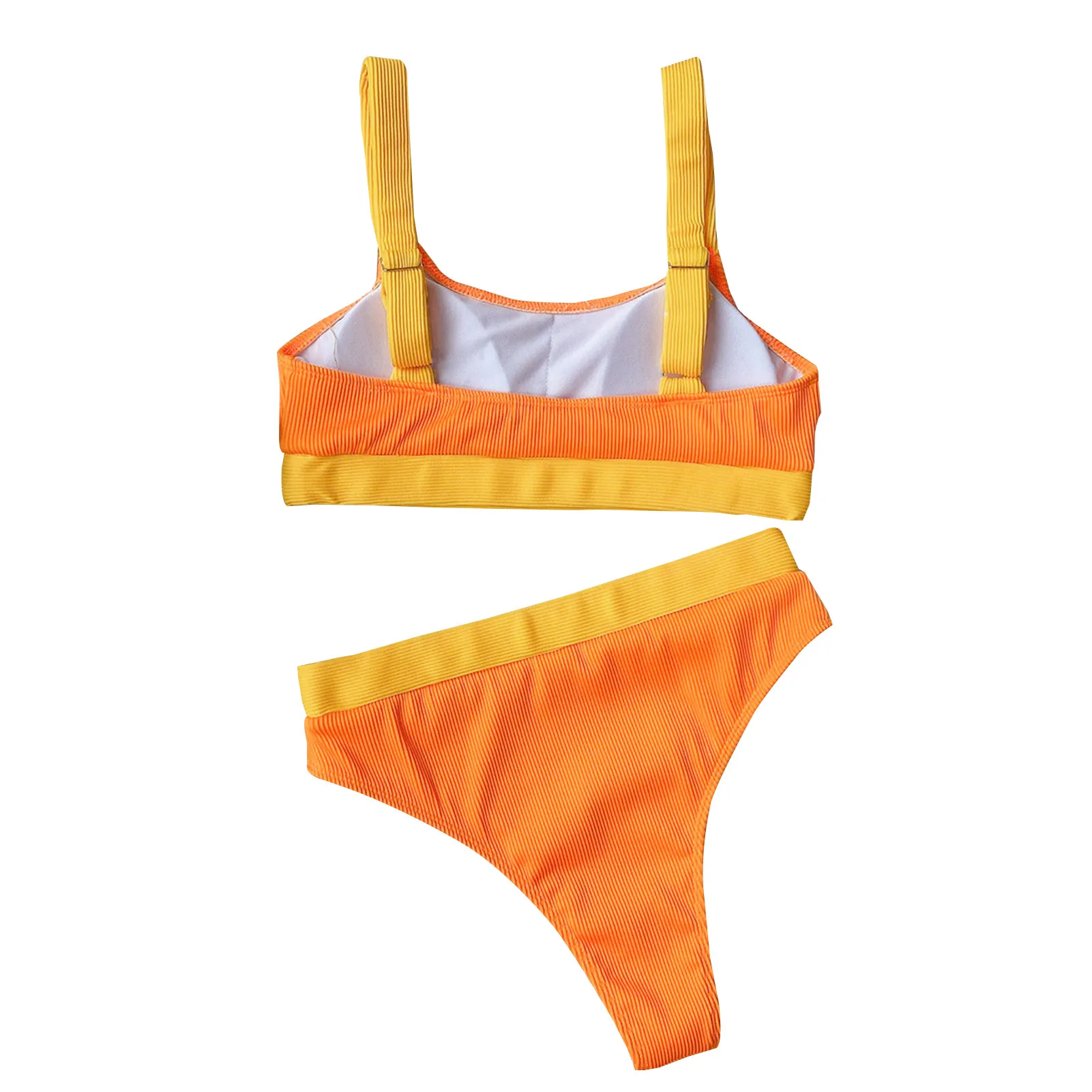 Женский купальник с высокой талией женский сексуальный разрезом мягкий удобный