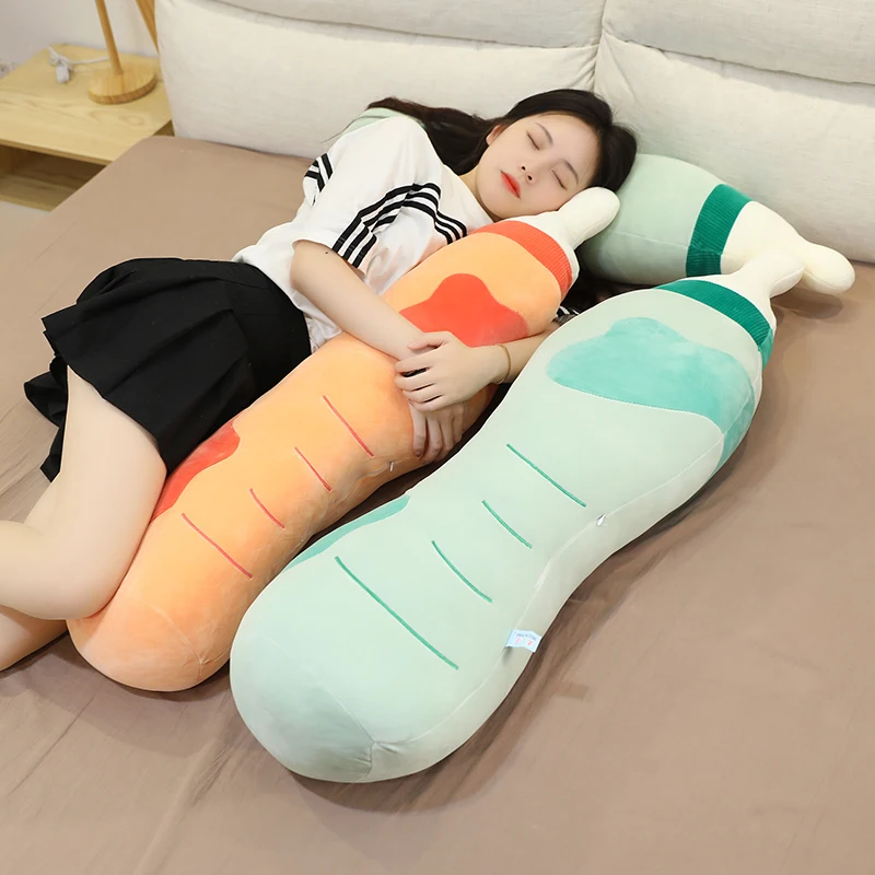 

One Piece Creative Milk Plush Toys Soft Dolls PP Cotton Stuffed Baby Bottle Cushions Sleeping Pillows For Children Birthday Gift