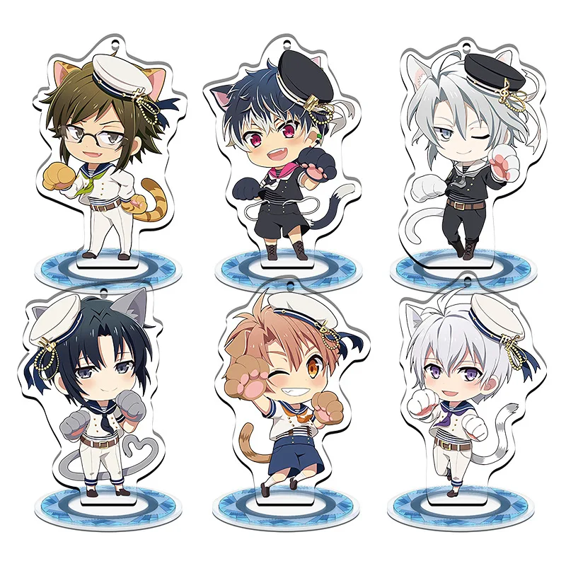 Брелки для ключей из акрила аниме IDOLiSH7 Yaotome Momo Nikaido Ousaka Izumi Kujou Tsunashi аксессуары |
