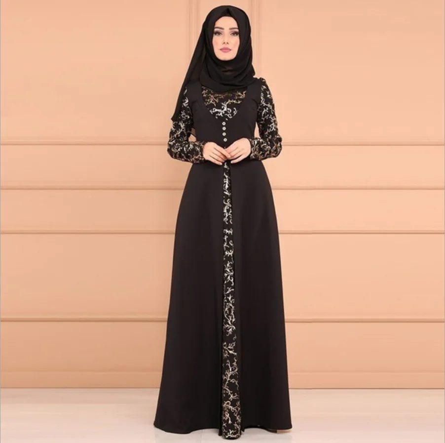 Eid Abaya Дубай Турция мусульманский хиджаб платье кафтан Caftan марокканская одежда