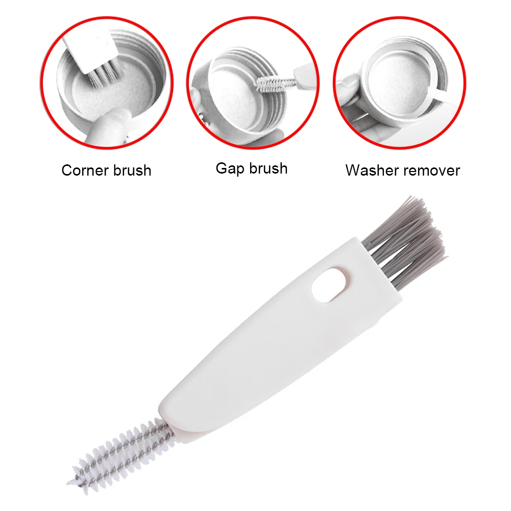 

Water Multifunctional Bottle Cover Cleaning Brushes Sports Water Bottles Cover Cleaning Brush Portable Juice Cup Lid Brushes