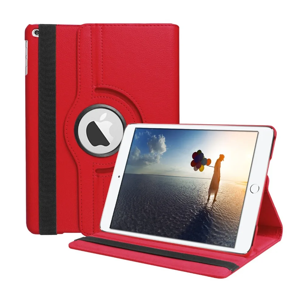 360 Вращающийся Чехол для iPad 9,7 Чехол-книжка кожаный смарт-чехол для iPad Air 1 2 5th 6th поколения Чехол Coque
