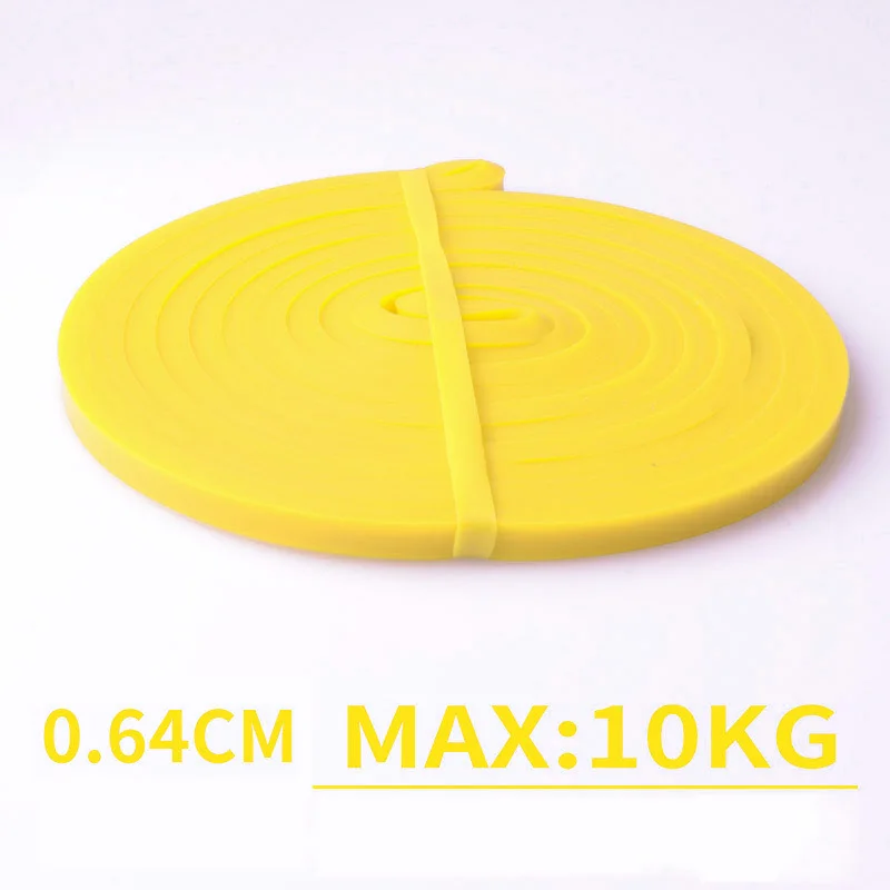 1pc yellow band 208 см фитнес подтягивающие ленты, резинки, сверхпрочные эластичные ленты для йоги, петля, расширитель для тренировок, спорта - Цвет: 1pc yellow band