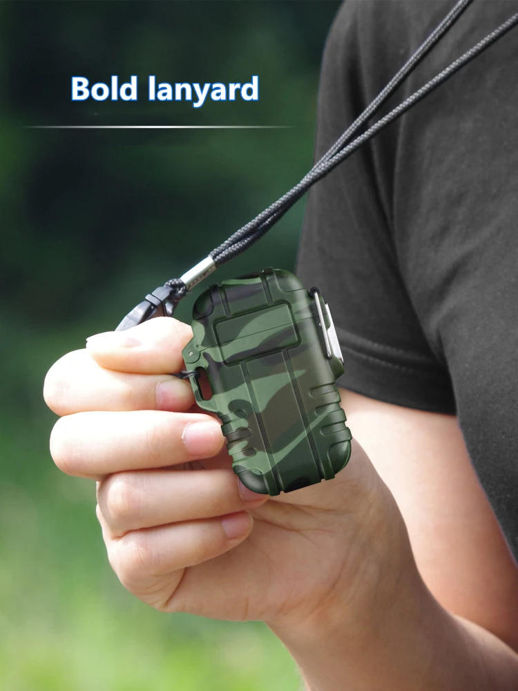 Waterproof Gas Lighter For Outdoor Camping Sports Butane Refillable Windpoof Cigarette Lighters Smoking NEW GL034 | Дом и сад