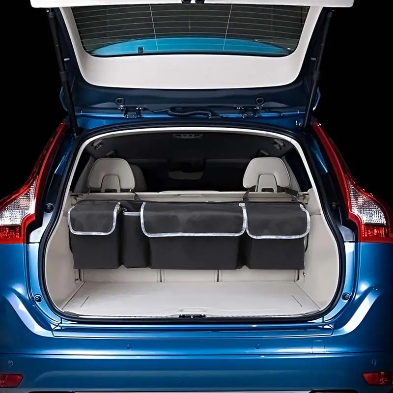 

Outdoor Universal Car Storage Bag Trunk Back Seat Car Organizer between Seats Save Space Pocket Shape Bag
