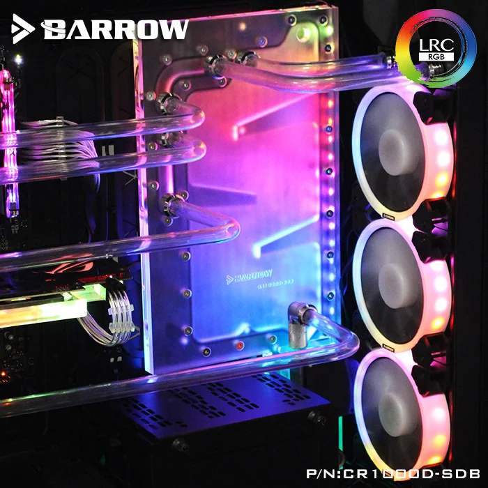 

Barrow CR1000D-SDB V1, Waterway Boards For Corsair 1000D Case, For Intel CPU Water Block & Single/Double GPU Building