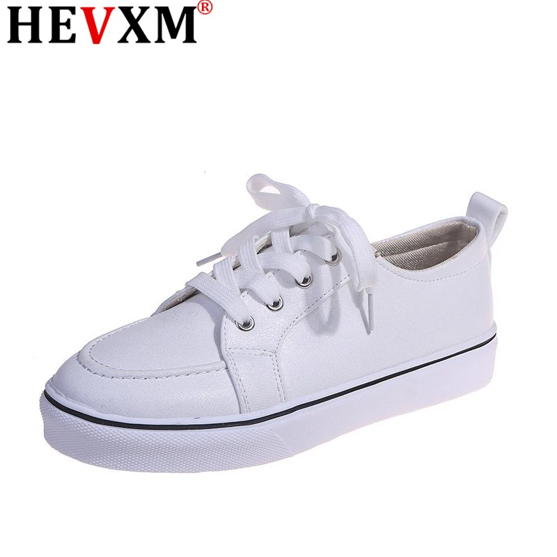 

Fashion Shoes Women's Vulcanize Shoes Lace Up Flats leather Flats Shoes Women Sneakers Casual Flats Shoes Zapatos Mujer