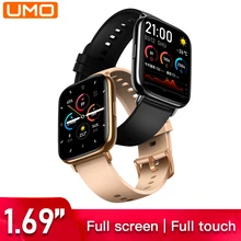 UMO Smart Watch 1.69 Touch Ultra Thin Screen Men Women Fitness Tracker Waterproof For IOS Android HONOR Xiaomi Samsung Phone