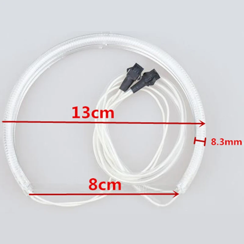 4 шт. для BMW E36 E39 E46 131 мм ангельские глазки Halo кольца Ксеноновые белые Led CCFL