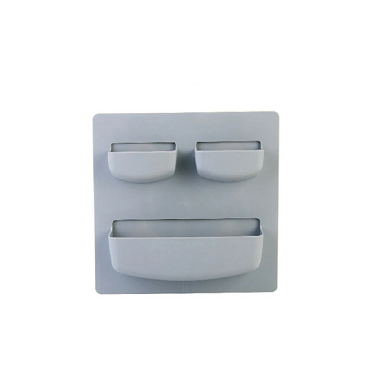 

Storage Rack, Wall-Mounted Commodity Shelf Storage Box for Kitchen Bathroom, Light Gray/Bluish Grey/Apricot