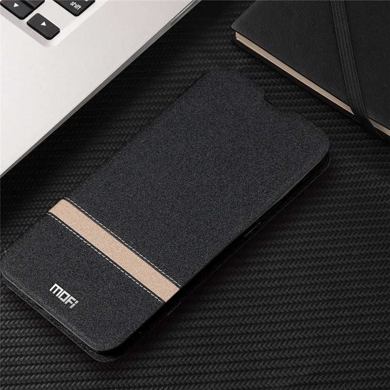 MOFi для Xiaomi CC9E CC9 Чехол флип искусственная кожа силиконовый защитный закаленное Роскошный чехол Xiomi 9 A3 lite чехол для телефона оболочка
