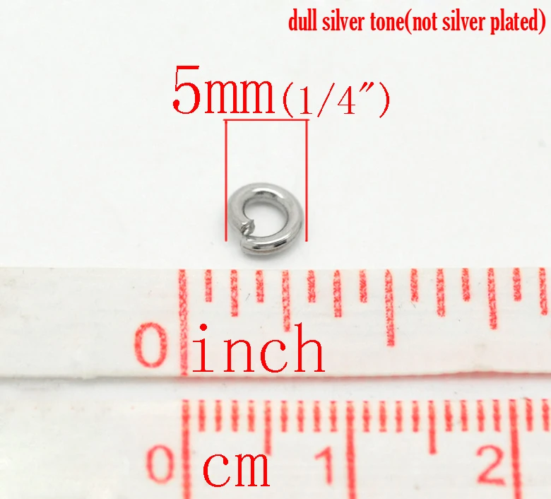 5x1.2mm 500pcs FUNIQUE припаянные закрытые прыгающие кольца фурнитура для ювелирных изделий DIY посеребренные Сплит Rirngs для изготовления разъема диаметром 4 мм. 500 шт - Цвет: 5x1.2mm 500pcs