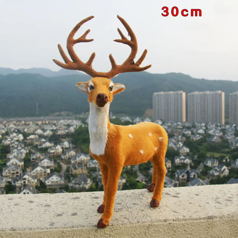 ZL3 Рождество олень моделирование лося Окно реквизит для обустройства