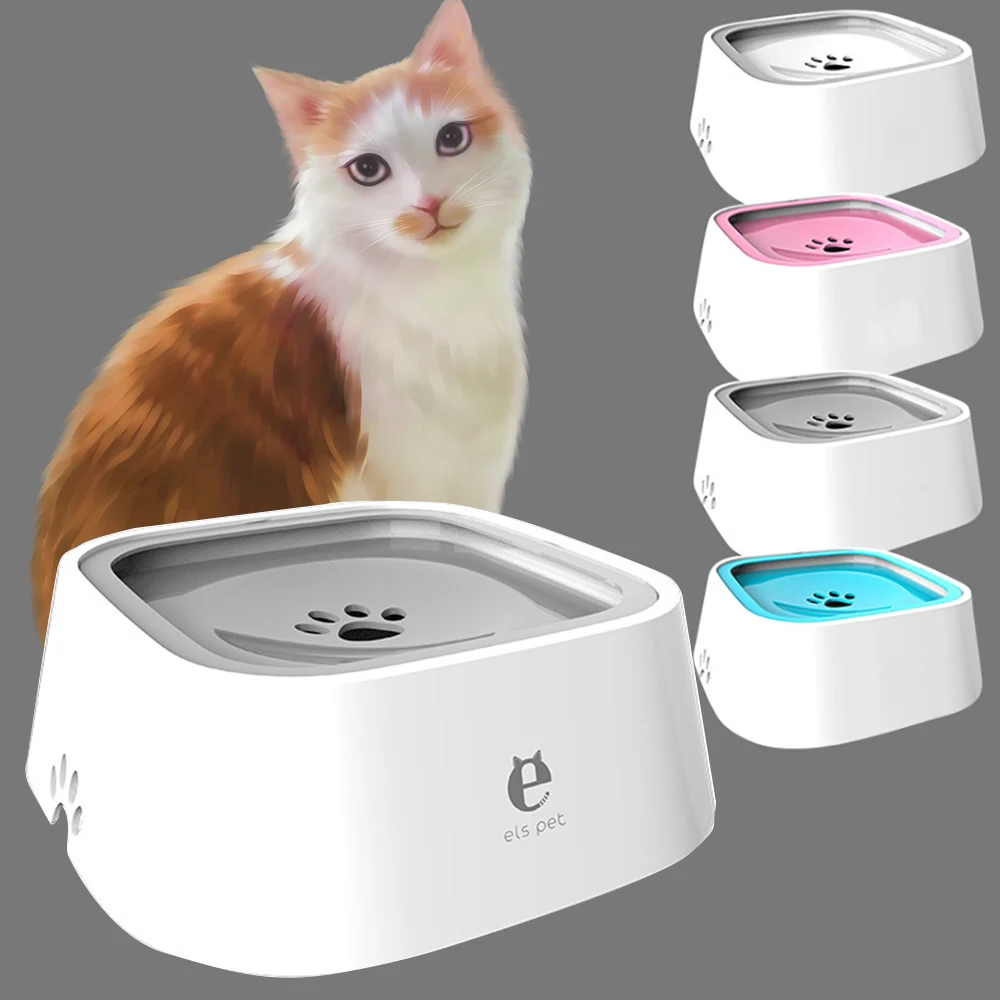 

Pet Cat Dog Water dispenser Bowl No Spill Floating Water Dispenser Feeder Plastic Portable Dog Cat Not Sprinkler