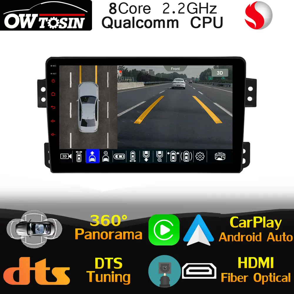 Восьмиядерный процессор Qualcomm Android для Suzuki Splash Opel Agila Maruti Ritz 2008-2017 автомобильное GPS