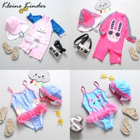 2 9 years girls swimsuit upf50 uv block childrens swimwear unicorn toddler baby girl swimming beach wear kids bathing suits