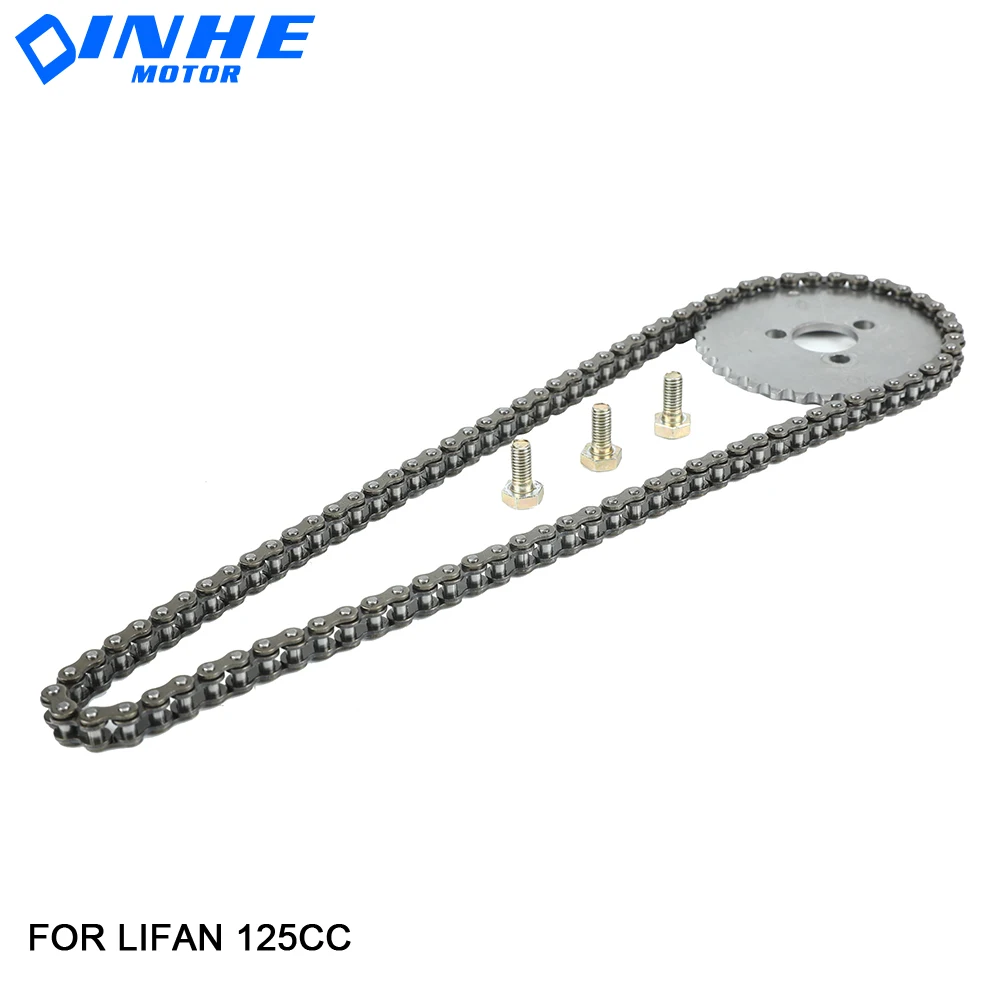 

Motorcycle 90 Links Timing Chain 32T Timing Gear Sprocket For lifan 125 125cc Horizontal Engines Dirt Pit Bike ATV Parts 1P52FMI